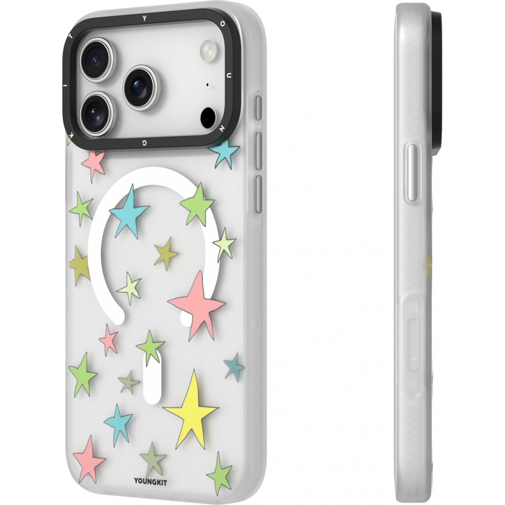 iPhone 17 Pro Max Case Hülle - Youngkit Sweetheart Story MagSafe - Transparent