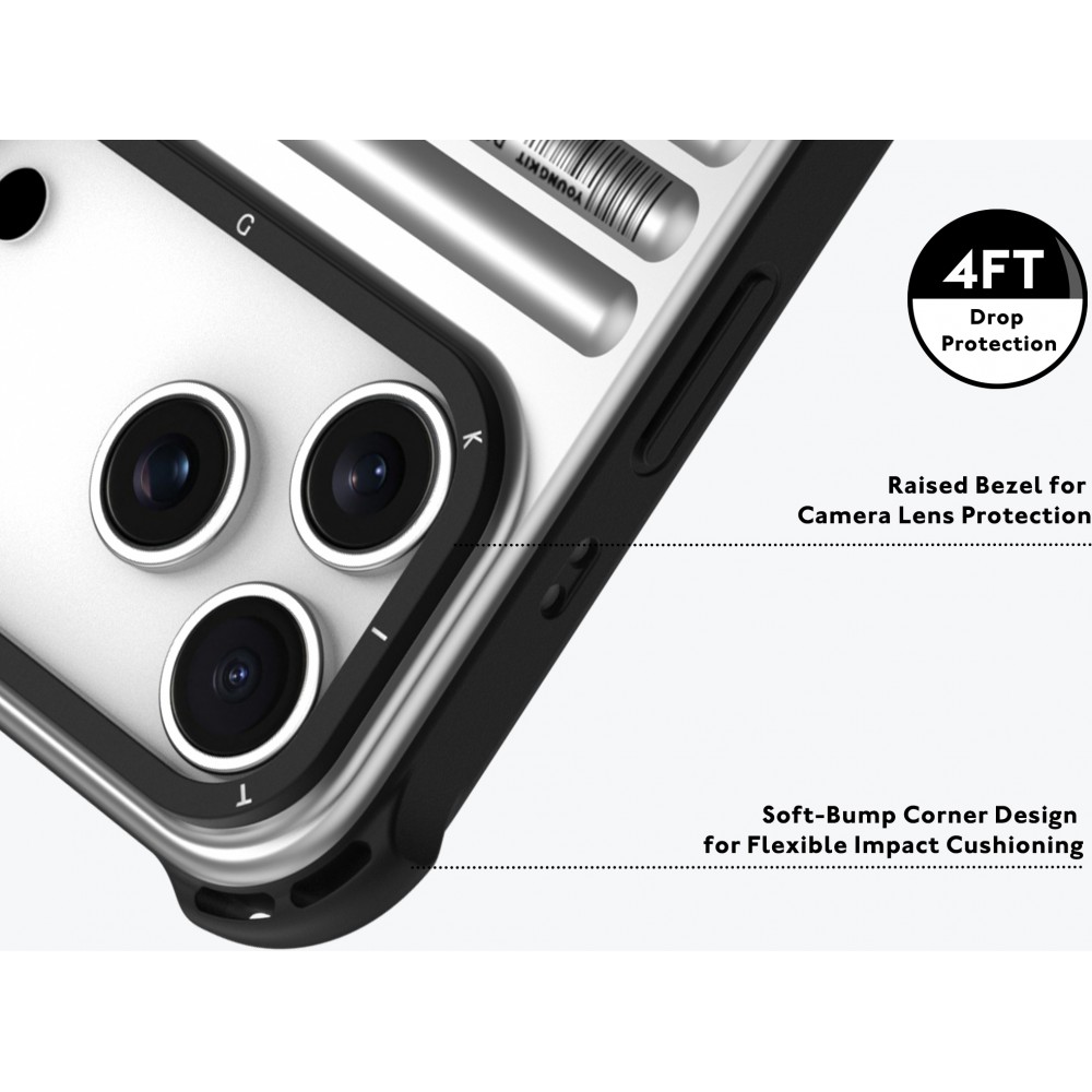 iPhone 17 Pro Max Case Hülle - Youngkit True Color series MagSafe - Blau