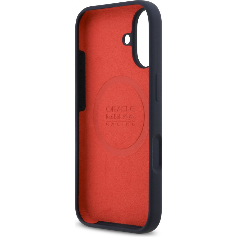 iPhone 17 Case Hülle - Red Bull Racing MagSafe Silikonhülle mit rotem Ring - Blau