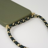 iPhone Air Case Hülle - Bio Eco-Friendly Vegan mit Handykette Necklace - Dunkelgrün