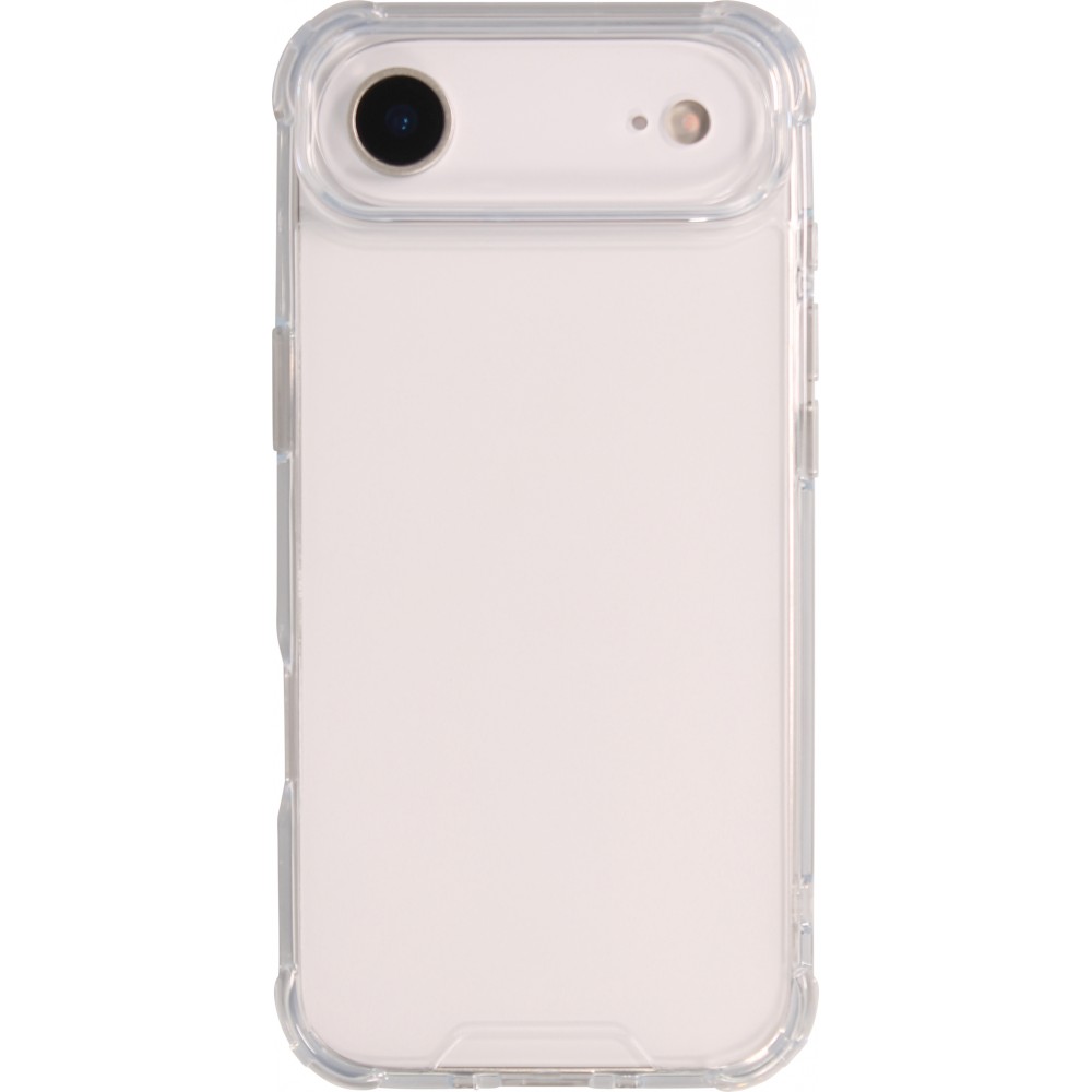 iPhone Air Case Hülle - Bumper Glass TPU Anti-Schock mit Acryl - Transparent