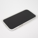 iPhone Air Case Hülle - Gummi weich mit Kameraschutzglas MagSafe - Silber