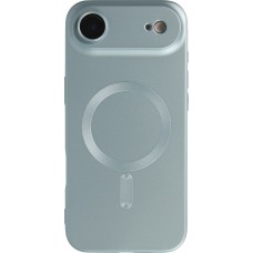 iPhone Air Case Hülle - Gummi weich mit Kameraschutzglas MagSafe - Blau
