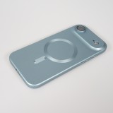 iPhone Air Case Hülle - Gummi weich mit Kameraschutzglas MagSafe - Blau