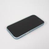 iPhone Air Case Hülle - Gummi weich mit Kameraschutzglas MagSafe - Blau