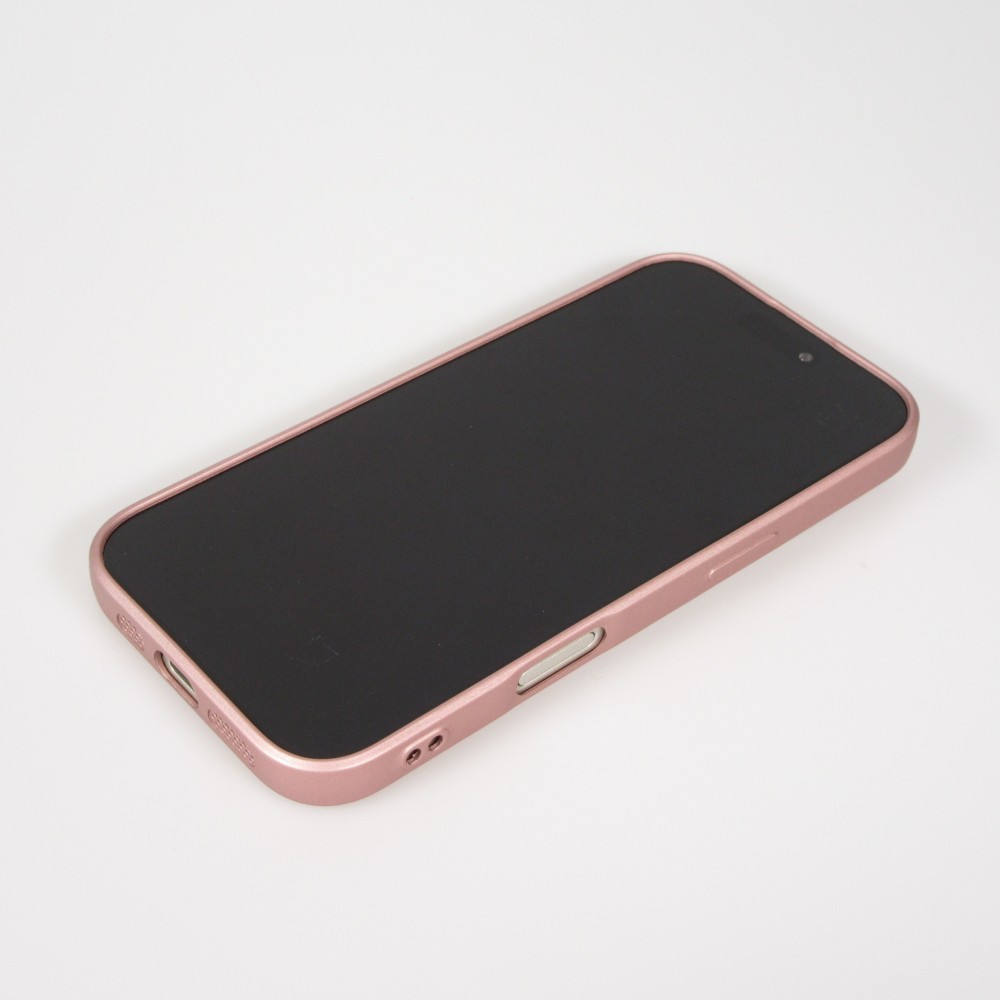 iPhone Air Case Hülle - Gummi weich mit Kameraschutzglas MagSafe - Rosa