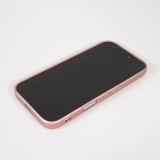 iPhone Air Case Hülle - Gummi weich mit Kameraschutzglas MagSafe - Rosa