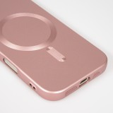 iPhone Air Case Hülle - Gummi weich mit Kameraschutzglas MagSafe - Rosa