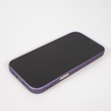 Coque iPhone Air - Gel souple avec vitre de protection caméra MagSafe - Violet