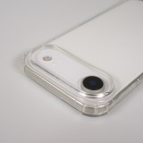 iPhone Air Case Hülle - Gummi transparent bumper mit Seil - Grün / gold
