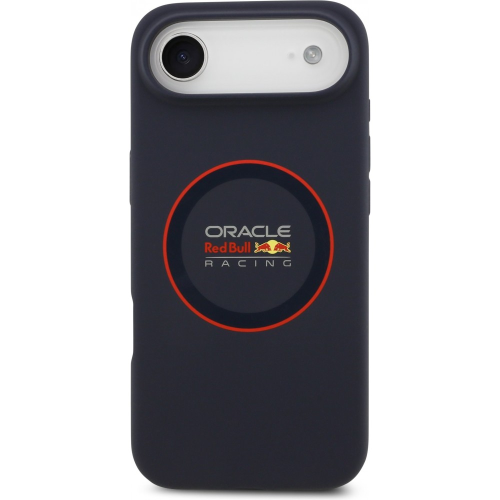 iPhone Air Case Hülle - Red Bull Racing MagSafe Silikonhülle mit rotem Ring - Blau