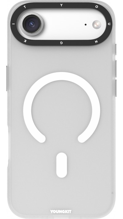 iPhone Air Case Hülle - Youngkit Hidden Sand MagSafe - Weiss