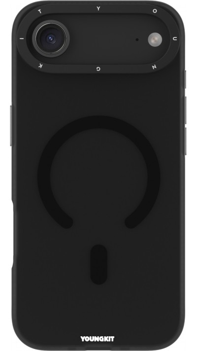 iPhone Air Case Hülle - Youngkit Hidden Sand MagSafe - Schwarz