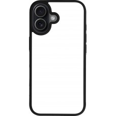 Personalisierte Hülle mit schwarzen Silikonrändern - iPhone 17