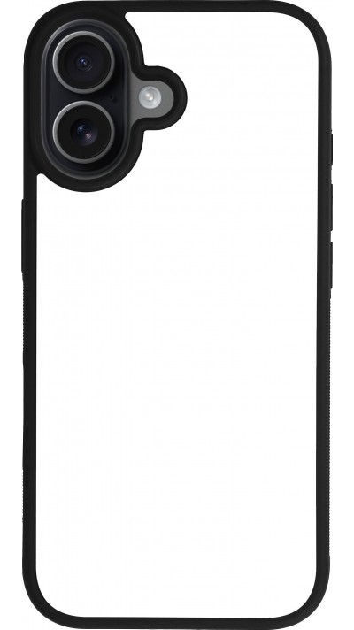 Personalisierte Hülle mit schwarzen Silikonrändern - iPhone 17