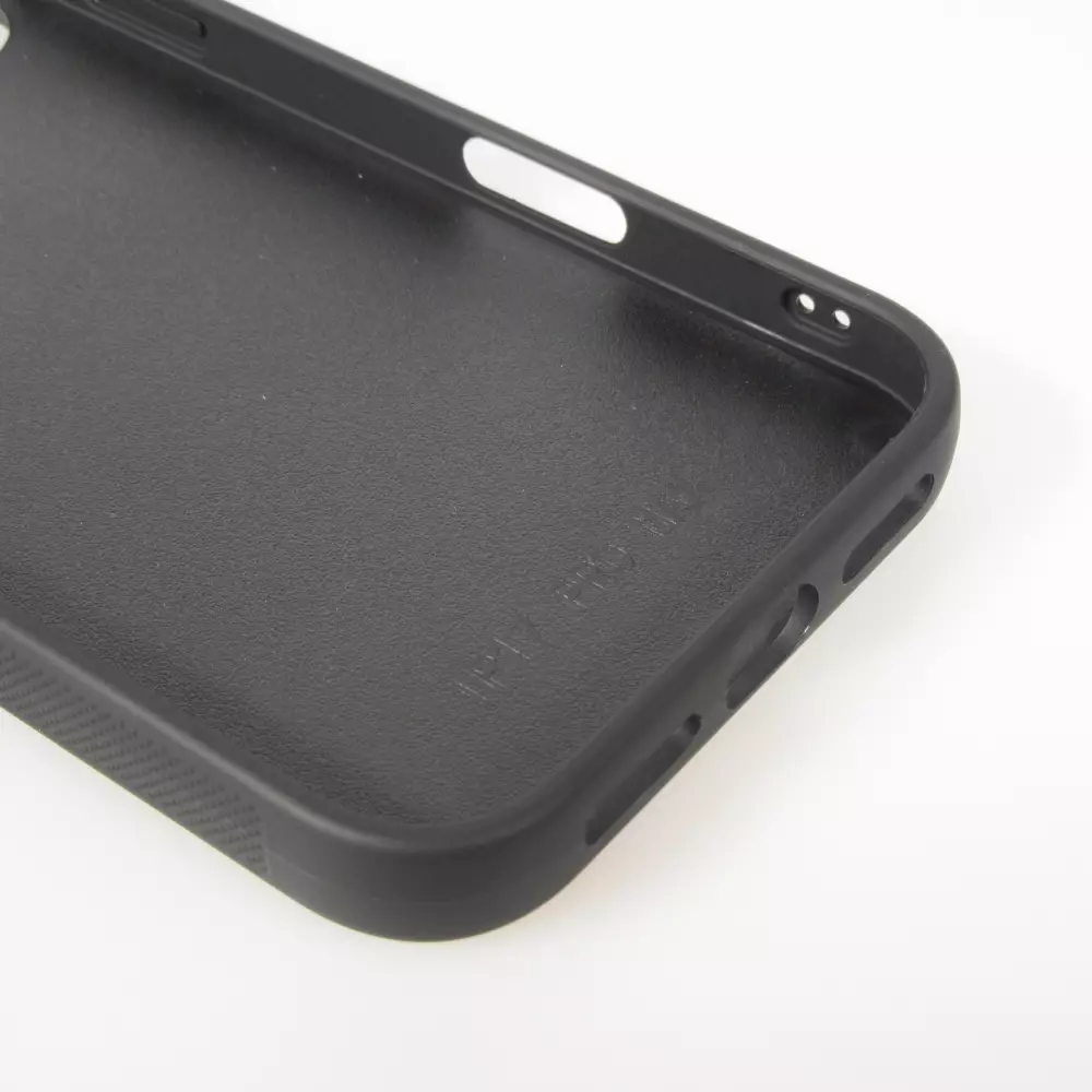 Personalisierte Hülle mit schwarzen Silikonrändern - iPhone 17 Pro Max