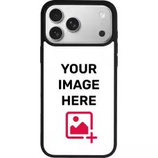 Personalisierte Hülle mit schwarzen Silikonrändern - iPhone 17 Pro Max