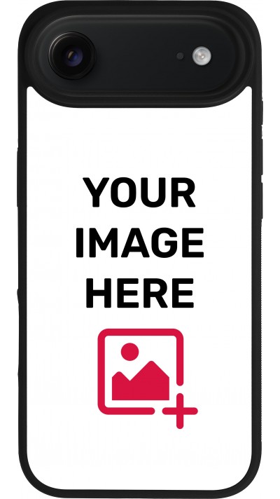 Personalisierte Hülle mit schwarzen Silikonrändern - iPhone Air