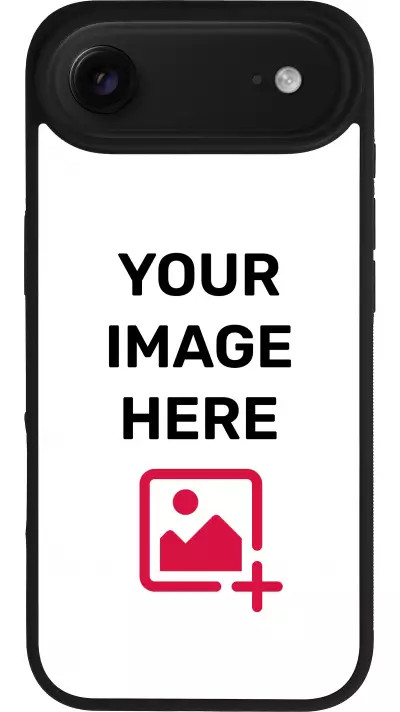 Personalisierte Hülle mit schwarzen Silikonrändern - iPhone Air