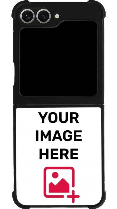 Custom Hülle Silikon schwarz - Galaxy Z Flip6