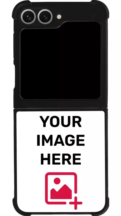 Custom Hülle Silikon schwarz - Galaxy Z Flip6