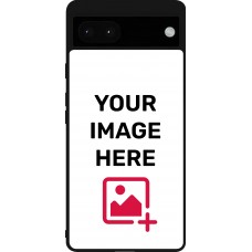 Custom Hülle Silikon schwarz - Google Pixel 6a
