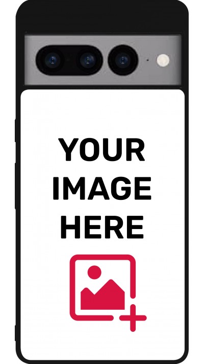 Custom Hülle Silikon schwarz - Google Pixel 7 Pro