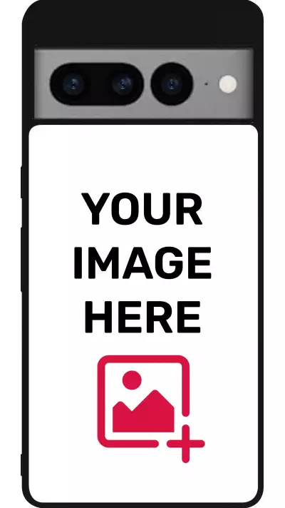 Custom Hülle Silikon schwarz - Google Pixel 7 Pro