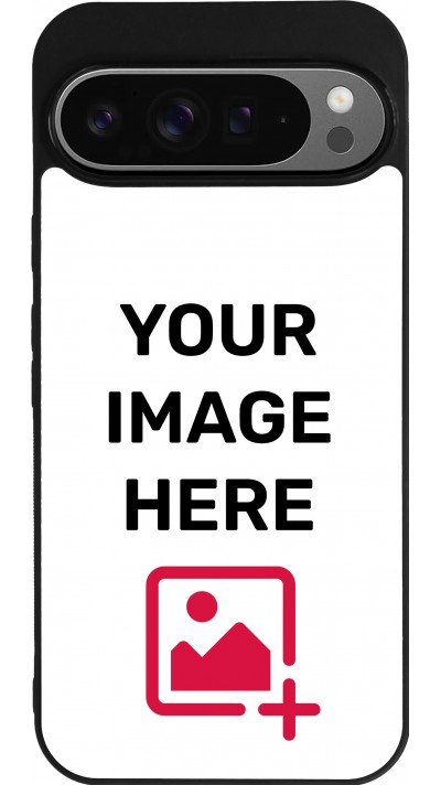 Coque personnalisée en silicone rigide noir - Google Pixel 9 Pro XL
