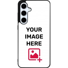 Custom Hülle Silikon schwarz - Samsung Galaxy S24 FE