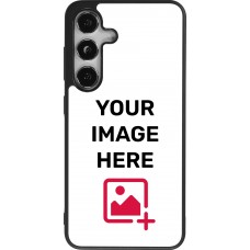 Custom Hülle Silikon schwarz - Samsung Galaxy S25