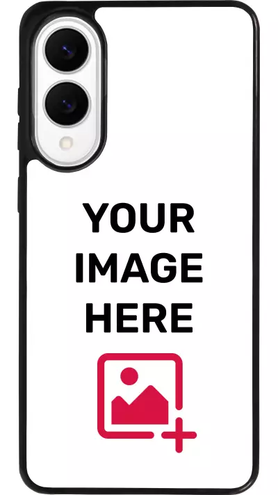 Custom Hülle Silikon schwarz - Samsung Galaxy S25 Edge