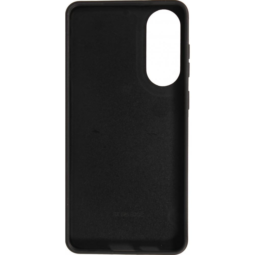 Custom Hülle Silikon schwarz - Samsung Galaxy S25 Edge