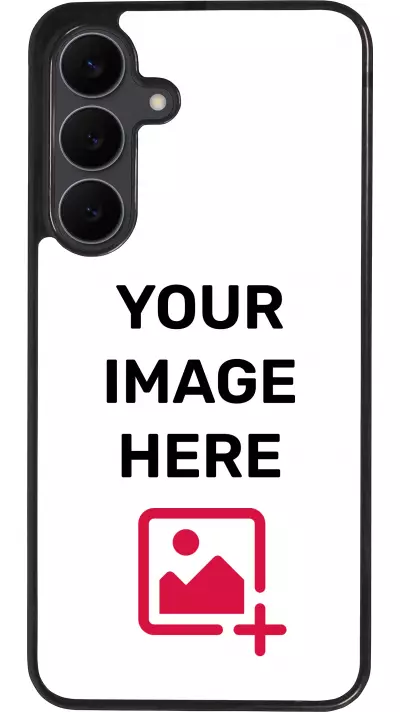 Custom Hülle Silikon schwarz - Samsung Galaxy S25 FE