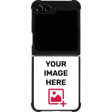 Custom Hülle Silikon schwarz - Samsung Galaxy Z Flip5