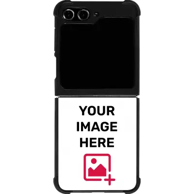 Custom Hülle Silikon schwarz - Samsung Galaxy Z Flip5
