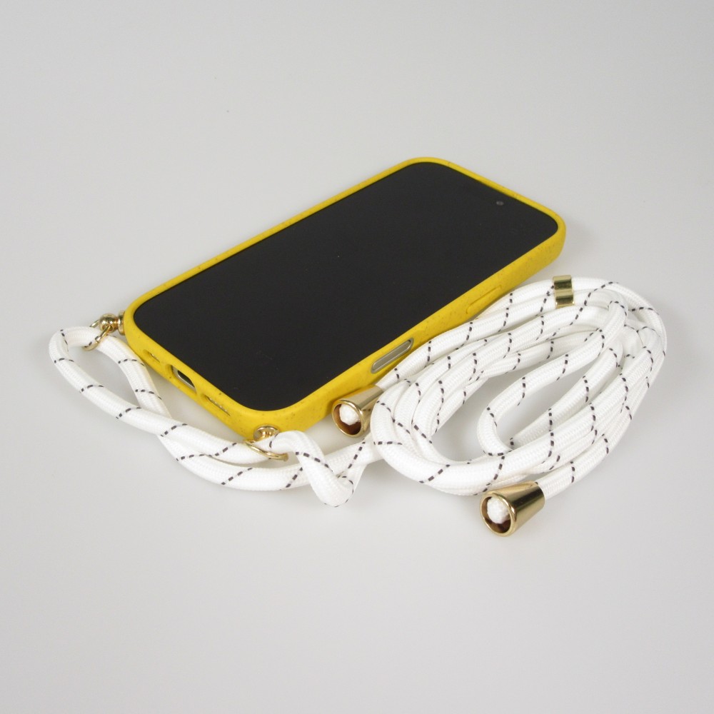 Samsung Galaxy S26 Case Hülle - Bio Eco-Friendly Vegan mit Handykette Necklace - Gelb
