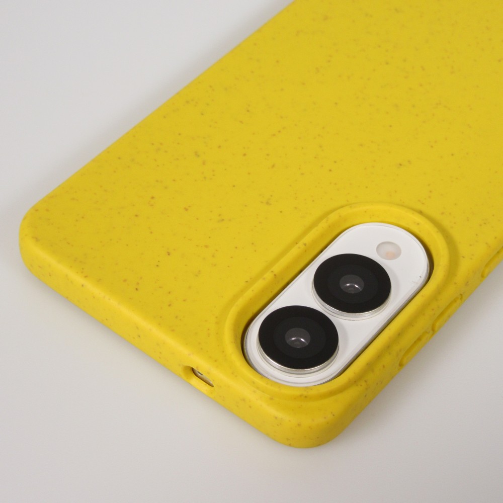 Samsung Galaxy S26 Case Hülle - Bio Eco-Friendly Vegan mit Handykette Necklace - Gelb