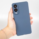 Samsung Galaxy S25 Edge Case Hülle - Silikon soft touch - Dunkelblau