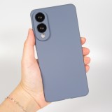 Samsung Galaxy S25 Edge Case Hülle - Silikon soft touch - Grau