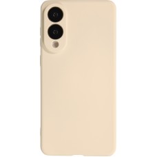 Samsung Galaxy S25 Edge Case Hülle - Silikon soft touch - Vanilla