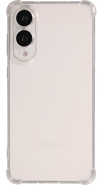 Samsung Galaxy S25 Edge Case Hülle - Gummi Transparent Gel Bumper mit extra Schutz für Ecken Antischock