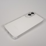 Samsung Galaxy S25 Edge Case Hülle - Gummi Transparent Gel Bumper mit extra Schutz für Ecken Antischock