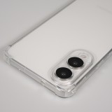 Samsung Galaxy S25 Edge Case Hülle - Gummi Transparent Gel Bumper mit extra Schutz für Ecken Antischock