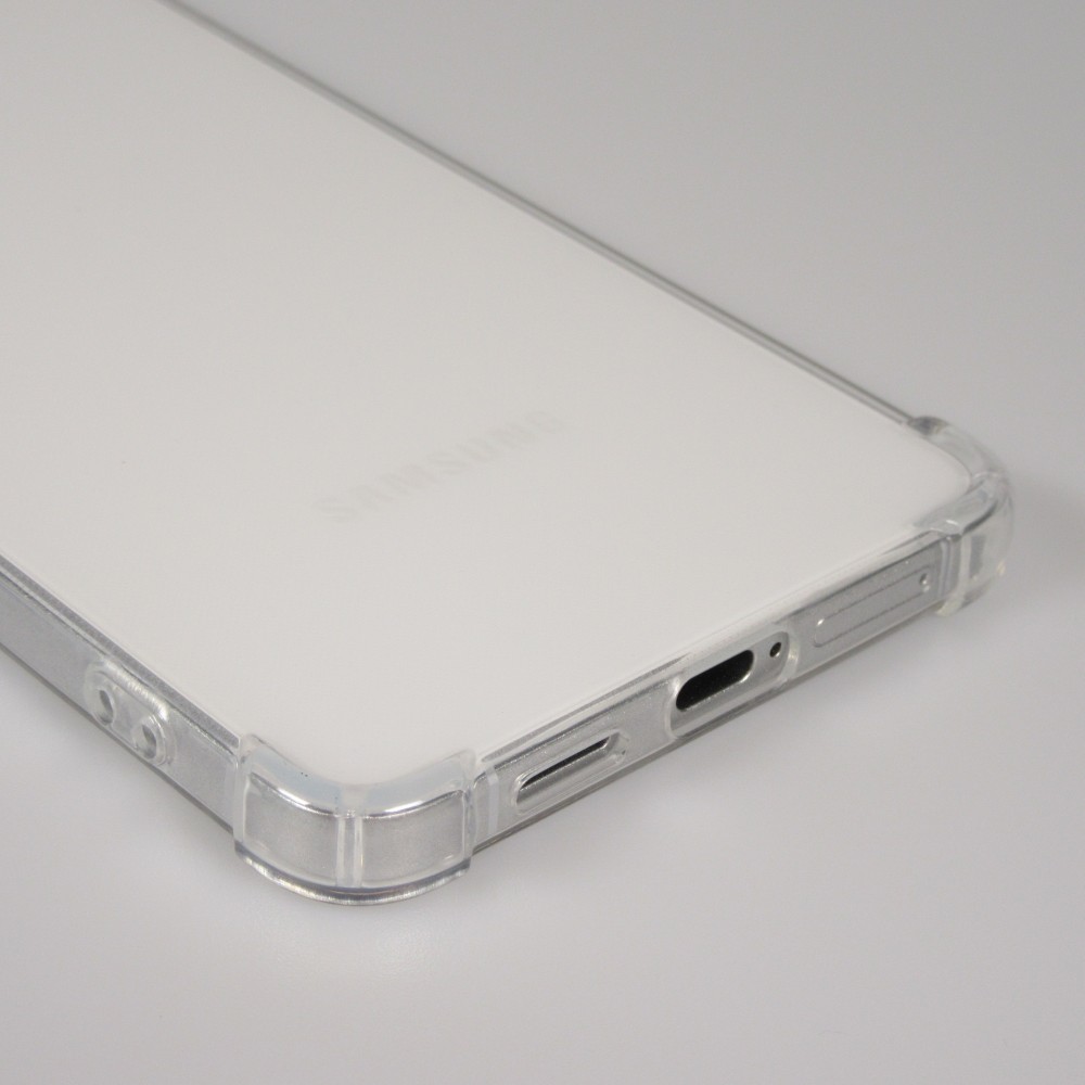 Samsung Galaxy S25 Edge Case Hülle - Gummi Transparent Gel Bumper mit extra Schutz für Ecken Antischock