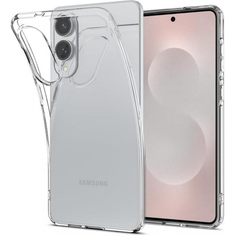 Samsung Galaxy S25 FE Case Hülle - Gummi Transparent Silikon Gel flexibel - Transparent