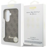 Galaxy S26 Case Hülle - Guess 4G Script MagSafe Magnetische elegante Schutz - Braun