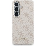 Galaxy S26 Case Hülle - Guess 4G Script MagSafe Magnetische elegante Schutz - Rosa