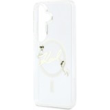 Coque Samsung Galaxy S26 - Karl Lagerfeld IML KC Script MagSafe protection &eacute;l&eacute;gante - Transparent