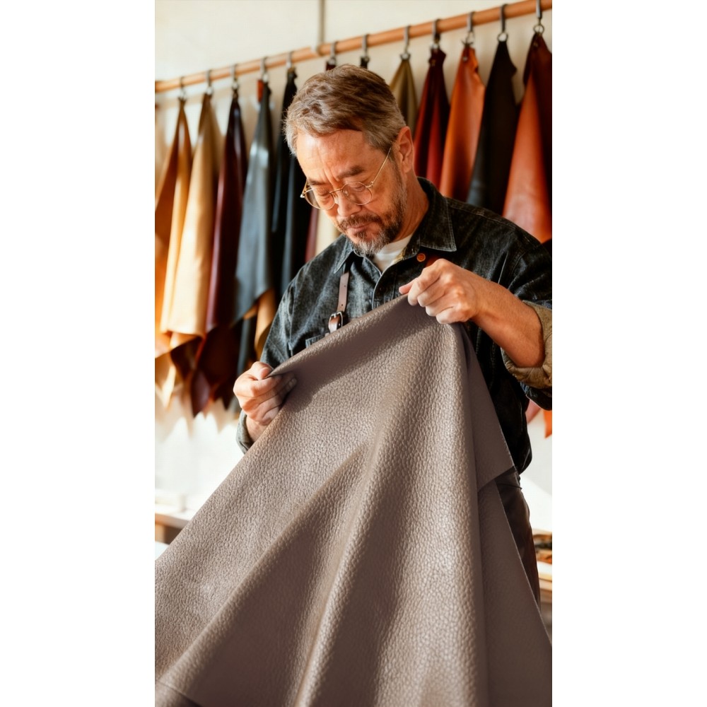 Samsung Galaxy S26 Ultra Case Hülle - Flip Qialino Full Grain Wallet Echtleder matt mit Magnetverschluss - Braun